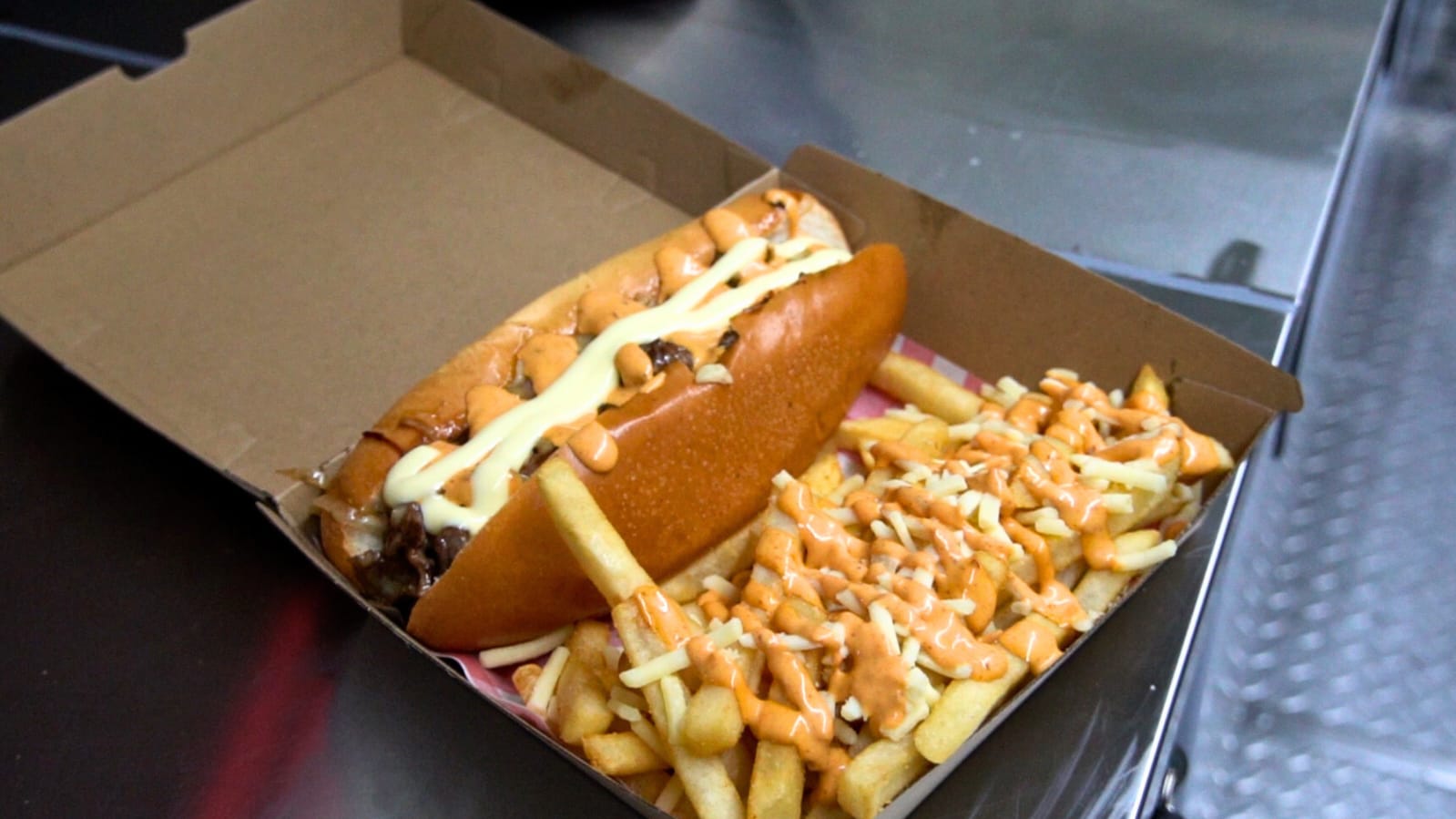 Fresh Cheesesteak Preparation